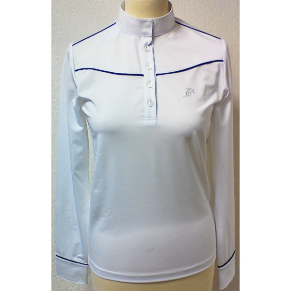 POLO PER EQUITAZIONE DONNA COREANA M/L JERSEY Donna, Manica Lunga 